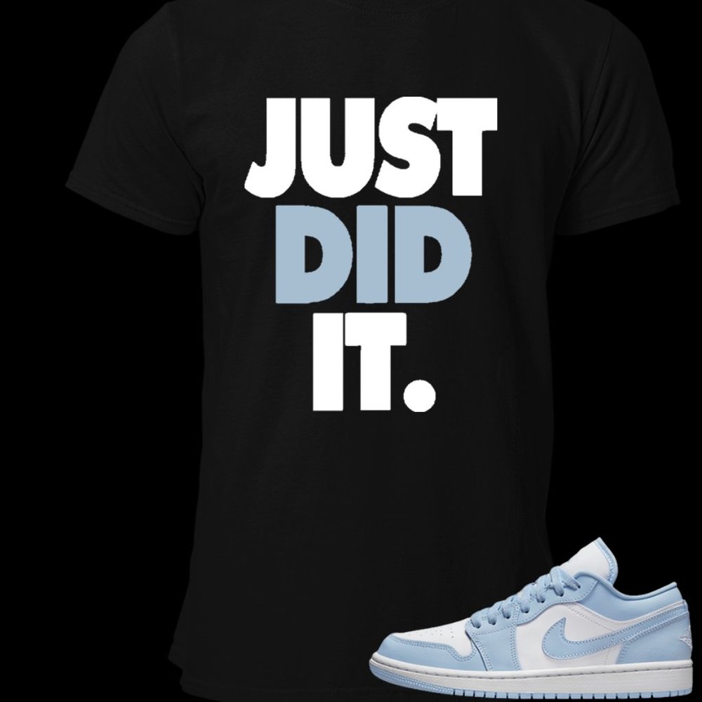 Tee to match Baby blue Nike dunk